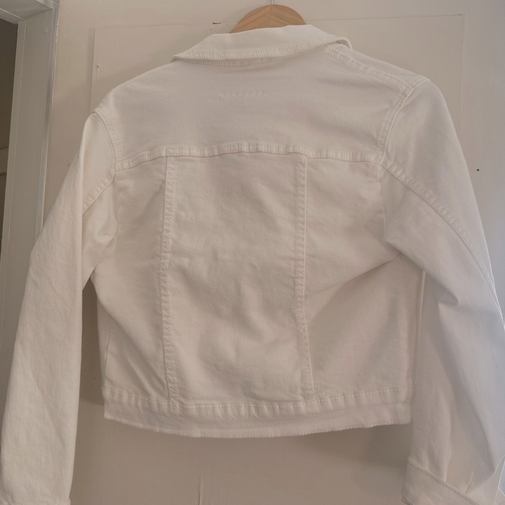 NWT ESQUALO White Denim Jacket - Crop - Picture 3 of 3